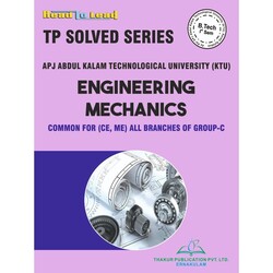 TP Solved Series S1 KTU 2024 - Engineering Mechanics for Group C